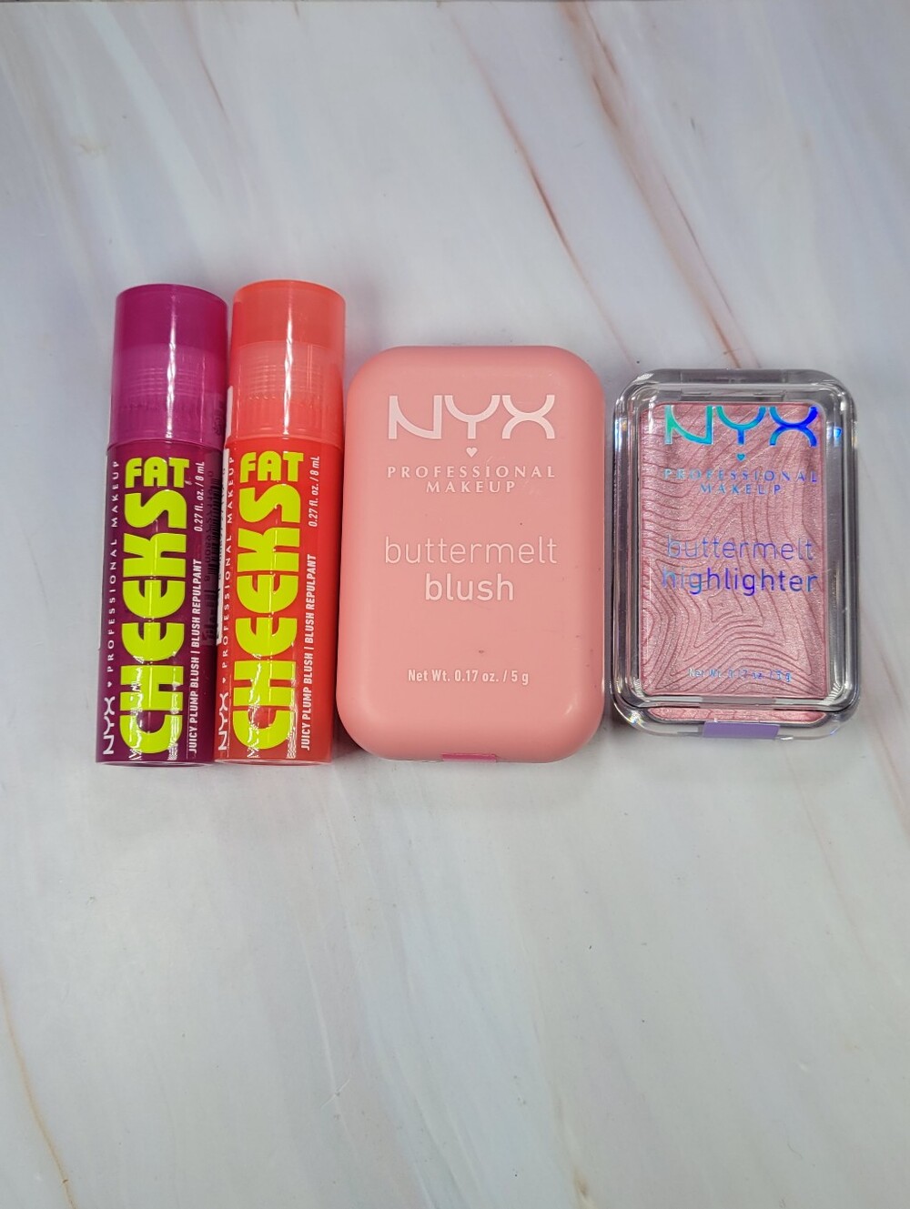NYX Fat Cheeks Blush, Buttermelt Blush & Buttermelt Highlighter Bundle NEW!